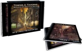 Battle Mats: Book of Battle Mats - Towns & Taverns