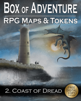 LBM031 Loke Battle Mats Box of Adventure: Coast of Dread