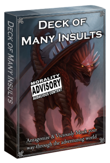 The Deck of Many (5th Edition): Insults