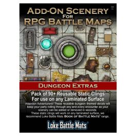 Add On Scenery for Role Playing Game Maps: Dungeon Extras