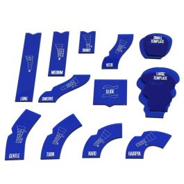 Gaslands Templates Blue
