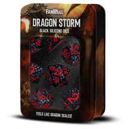 7-Set Silicone: Dragon Scales: Black Dragon Scales