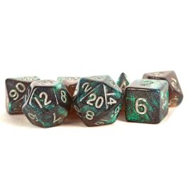 Dice:7-Set Stardust: Grey/Silver