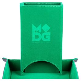 Dice Tower: Fold Up Velvet Green