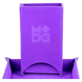 Dice Tower: Fold Up Velvet Purple