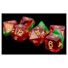 Dice:7-Set Fruit Watermelon/Gold