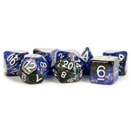 Dice:7-Set Eternal Blue-black/White