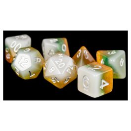 Dice:7-Set Fruit Kiwi/White