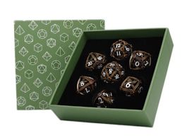 LPG Dice: Hoard Guardian Dice Set - Ancient Bronze/Red