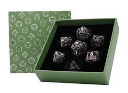 LPG Dice: Dragon Eye Dice Set - Black/Gold