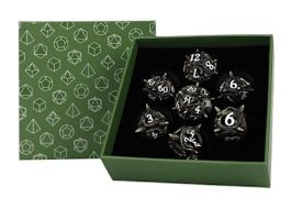 LPG Dice: Xeno Hollow Dice Set - Tarnished Gold