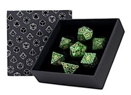 LPG Dice: Celtic Hollow Dice Set - Old Gold