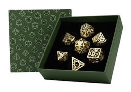 LPG Dice: Clockwork Sun Dice Set - Ancient Bronze