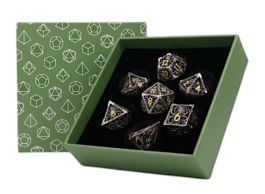 LPG Dice: Strange Aeon Dice Set - Bloodied Metal