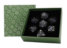 LPG Dice: Tentacular Dice Set - Steel/Blue