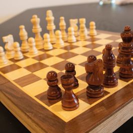 Wooden Folding Chess/Checkers/Backgammon Set 30 CM (11.8 Inches)