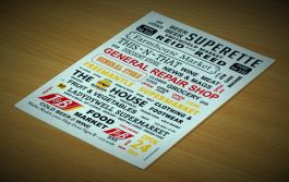 Matho 1/35 Shop Front Signs B