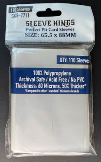 Sleeve Kings: Perfect Fit Infernal Card Sleeves 63.5mm x 88mm (110)