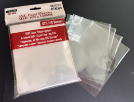 Sleeve Kings: "4XL" Sleeves 103mm x 128mm (110)