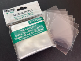Sleeve Kings: Medium Square Sleeves 65mm x 65mm (110)