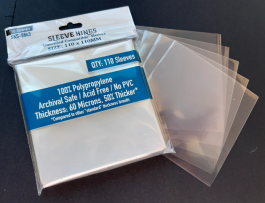 Sleeve Kings: "Unsettled Compatible" Sleeves 110mm x 110mm (110)