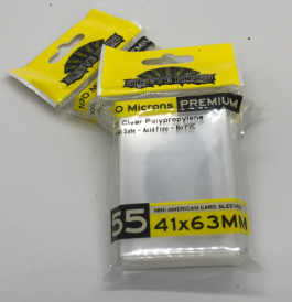 Sleeve Kings: Mini American Card Sleeves 41mm x 63mm (55)
