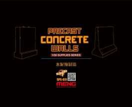 Meng 1/35 Precast Concrete Walls (Resin)