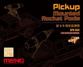 Meng 1/35 PICKUP MOUNTED ROCKET PODS (RESIN)