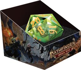 Pathfinder: Dice: 55mm Goblin Mammoth d20