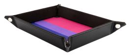 Pride Fold Up Velvet Dice Tray: Bisexual