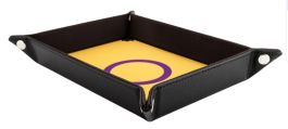 Pride Fold Up Velvet Dice Tray: Intersex