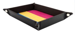 Pride Fold Up Velvet Dice Tray: Pansexual
