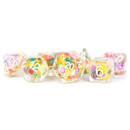 16mm Resin Poly Dice Set: Fruit Dice (7)