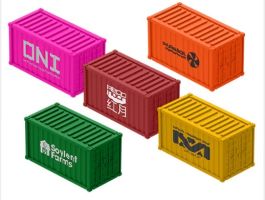 Monster Scenery: Containers - 20' Containers