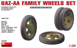 MiniArt 1/35 GAZ-AA Family Wheels set