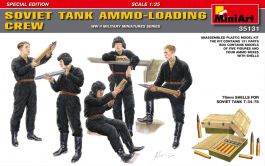 MiniArt 1/35 Soviet Tank Ammo-Loading Crew Set. Special Edition
