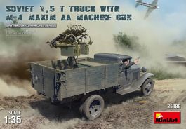 MiniArt Soviet 1,5 t Truck w/ M-4 Maxim AA Machine Gun (1/35)