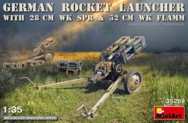 MiniArt 1/35 German Rocket Launcher with 28cm WK Spr & 32cm WK Flamm