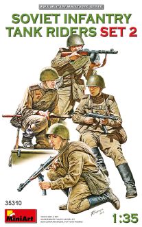MiniArt 1/35 Soviet Infantry Tank Riders Set 2