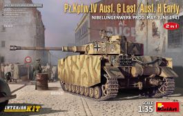 MiniArt 1/35 Pz.Kpfw.IV Ausf. G-Last/H-Early Nibelungenwerk Prod. (May-June 1943) 2 in 1 Interior Kit