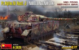 MiniArt 1/35 Pz.Kpfw.Iv Ausf. J Nibelungenwerk. Mid Prod. (Sep-Nov 1944) Interior Kit