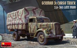 MiniArt 1/35 GERMAN 3t CARGO TRUCK 3.6-36S LATE PROD