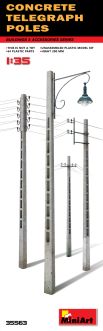 MiniArt 1/35 Concrete Telegraph Poles