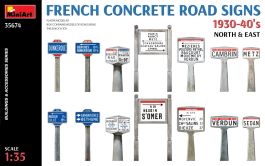 MiniArt 1/35 French Concrete Road Signs 1930-40s. North & East
