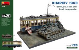 MiniArt 1/35 Kharkiv 1943: Tram & Stug. III Ausf. G w/Crew. BIG SET