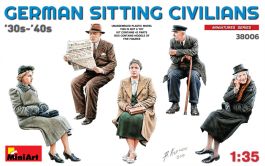 MiniArt 1/35 German Sitting Civilians '30s-'40s