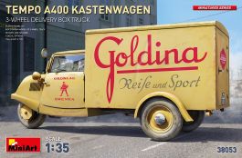 MiniArt 1/35 Tempo A400 Kastenwagen 3-Wheel Delivery Box Truck