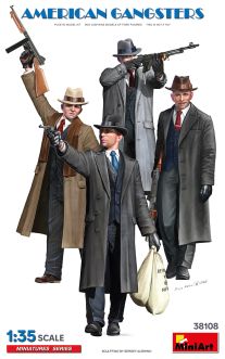 MiniArt 1/35 American Gangsters. Miniatures Set