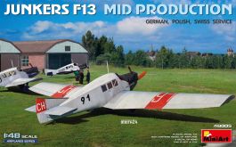 MiniArt 1/48 Junkers F13. Mid Prod. German, Polish, Swiss Service