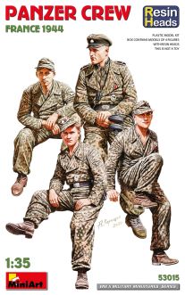 MiniArt 1/35 Panzer Crew. France 1944. Resin Heads